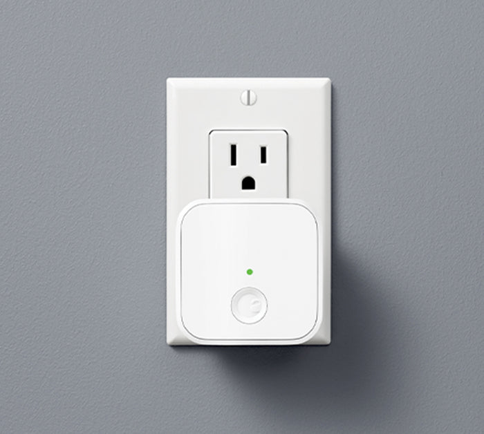 An August connect on a wall outlet