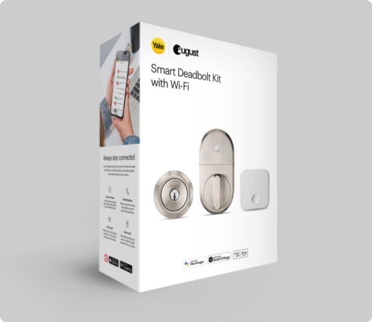 August smart deadbolt kit with wifi