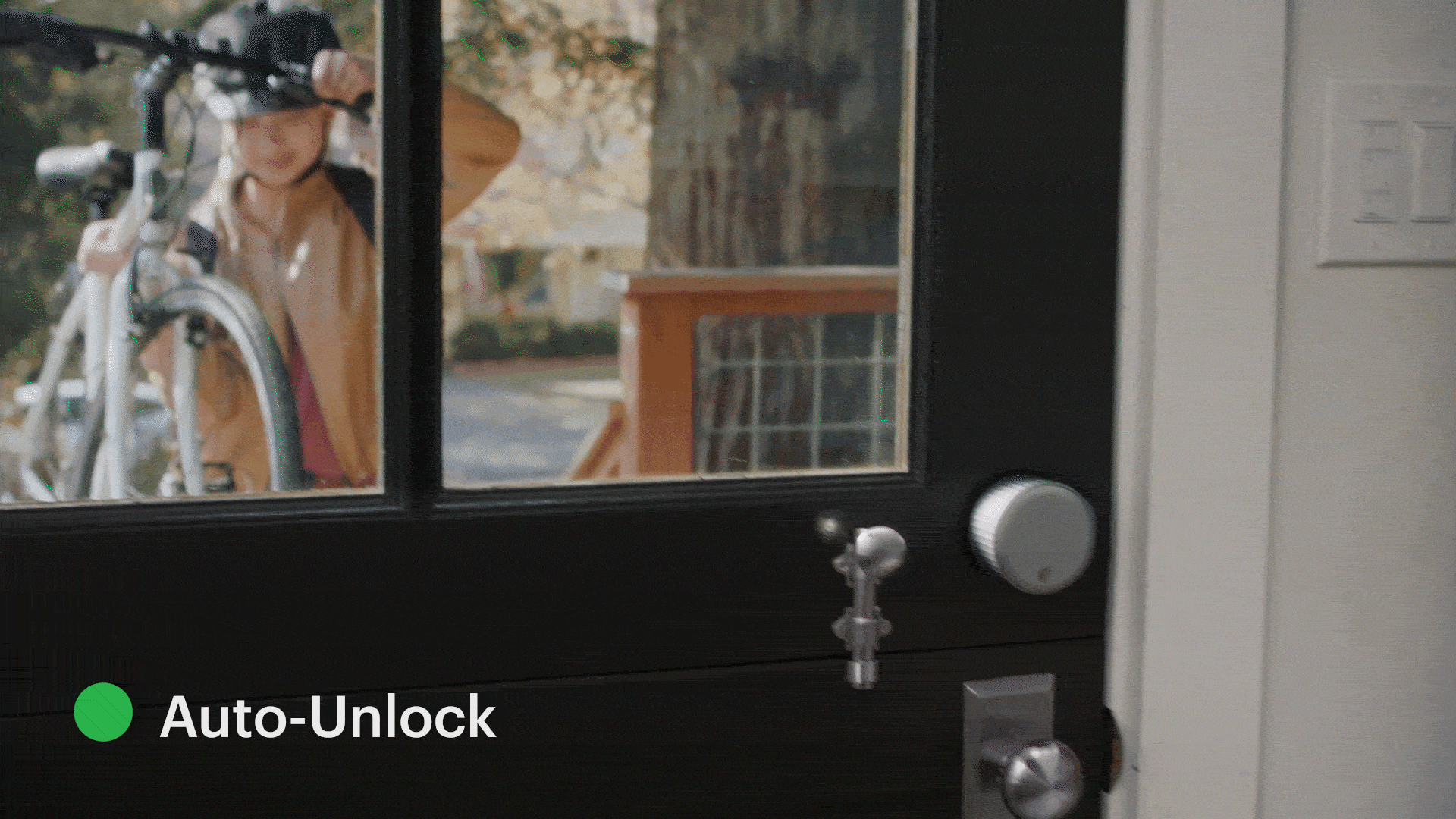 arriving home to auto-unlock