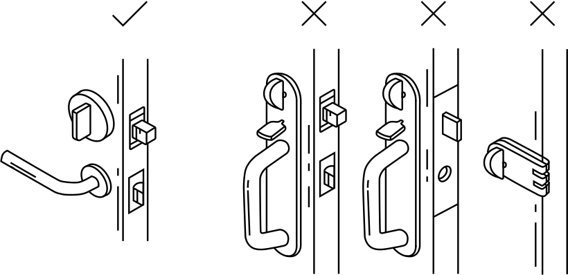 diagram of locking structures.