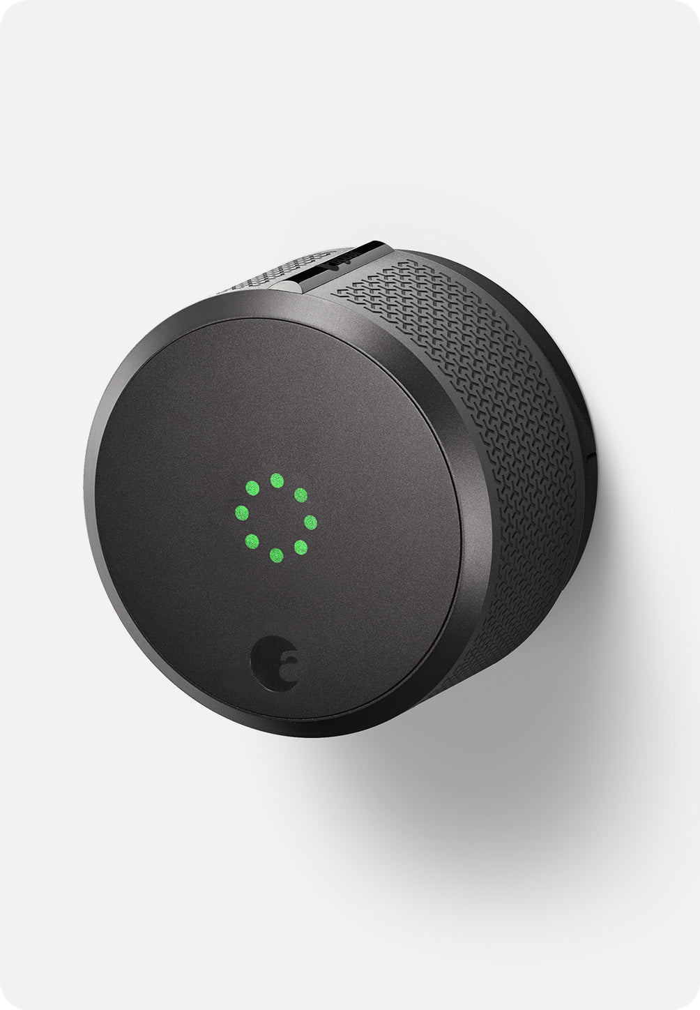 August Smart Lock Pro dark gray design