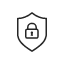 Secure Lock Icon.