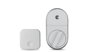 Silver keypad with a wifi smart lock