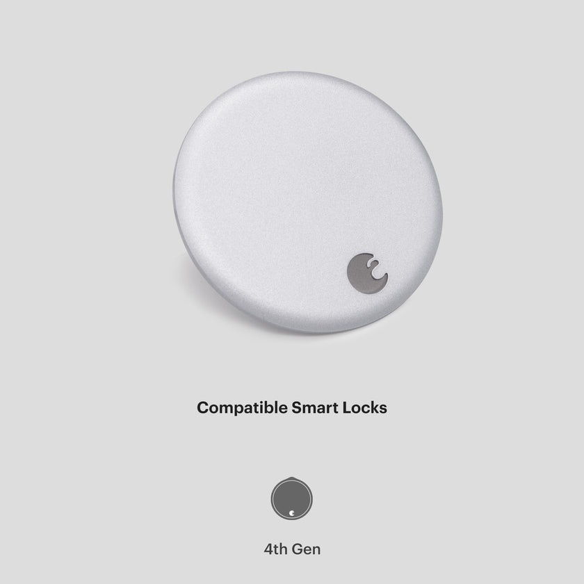 Silver Faceplate for August Wi-Fi Smart Lock