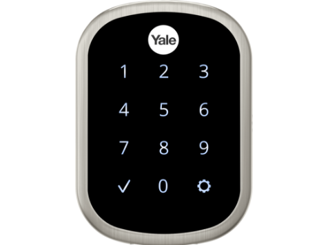 A Yale electronic keypad
