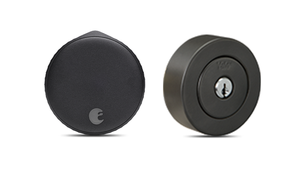 August Wi-Fi Smart Lock + Deadbolt in Black